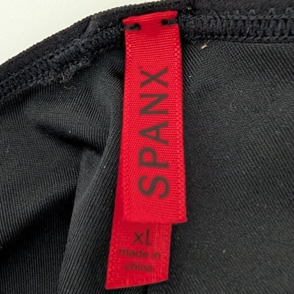 Spanx Slimplicity Shaper Womens Size XL Black Thigh Slimming Shorts Shapewear - Picture 4 of 11